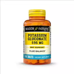 MASON NATURAL - Mason Natural Gluconato De Potasio 595 Mg 100 Tabletas