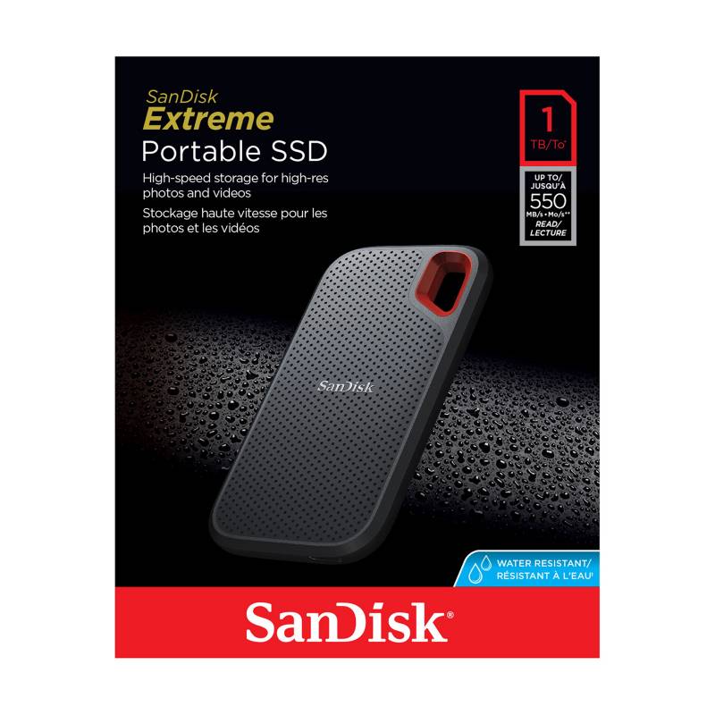 SANDISK - Disco Sólido Portátil Extreme 250GB
