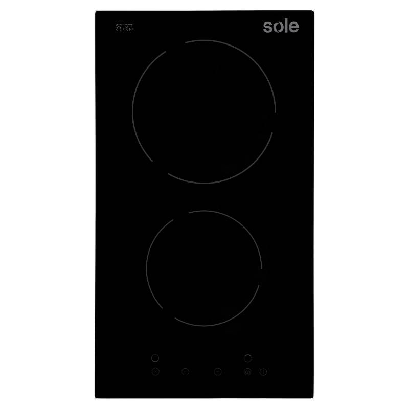 SOLE - Cocina Empotrable Sole 020 Vitrocerámica 2 quemadores
