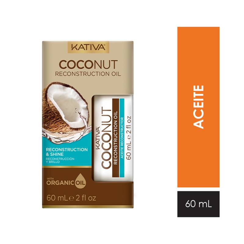 KATIVA - Aceite Hidratante De Coco 60ml Kativa