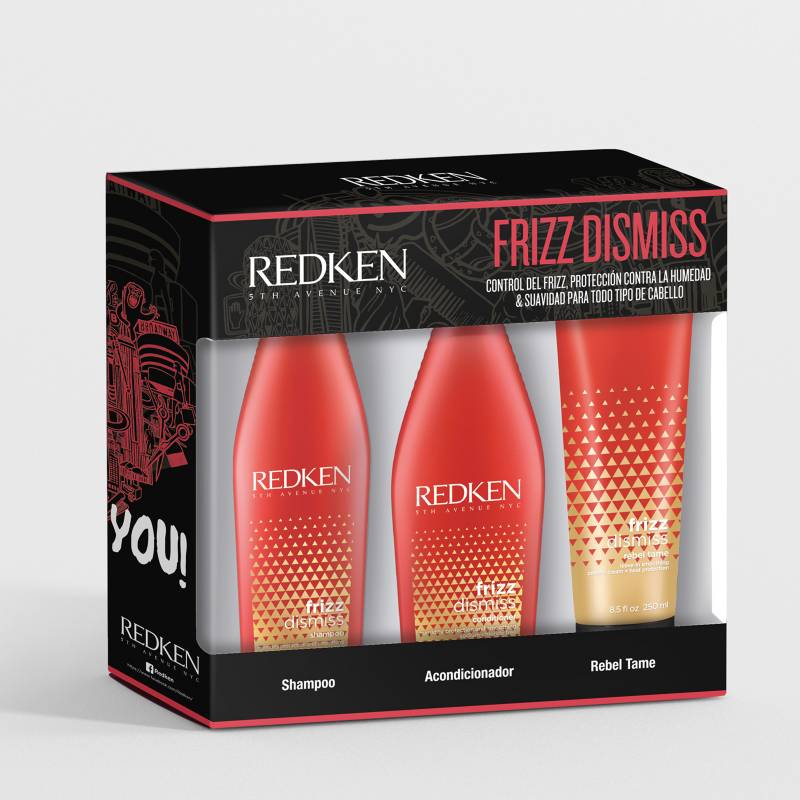 REDKEN - Pack Frizz Dismiss para cabello con Frizz Redken