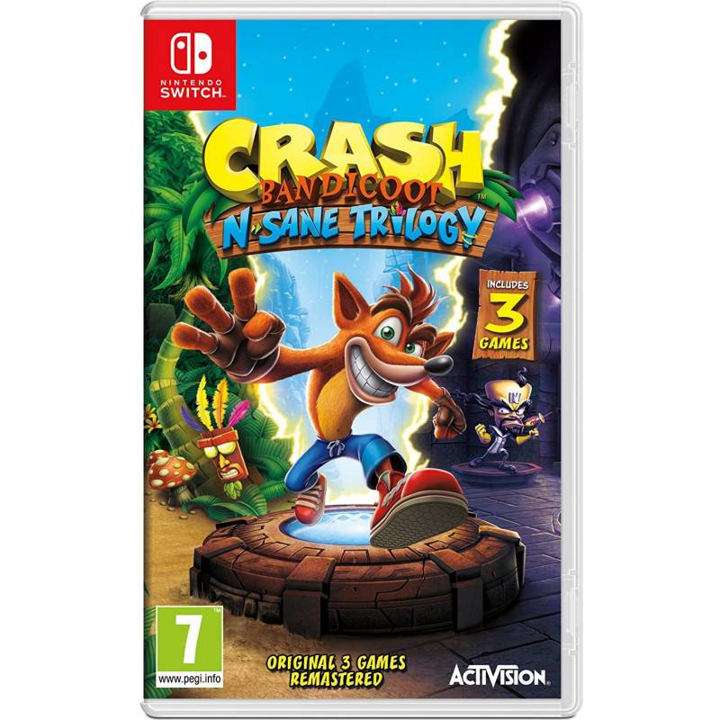 ACTIVISION - Videojuego Crash Bandicoot N Sane Triology - Nintendo Switch 