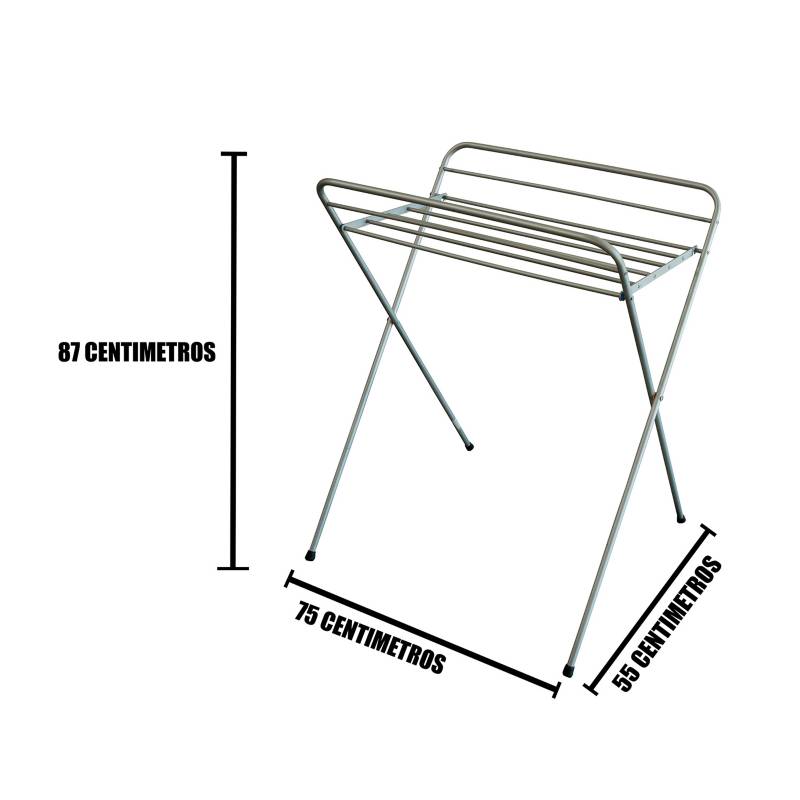 TENDAL Tendedero de Ropa 3 Racks 70x65x135 cm GENERICO