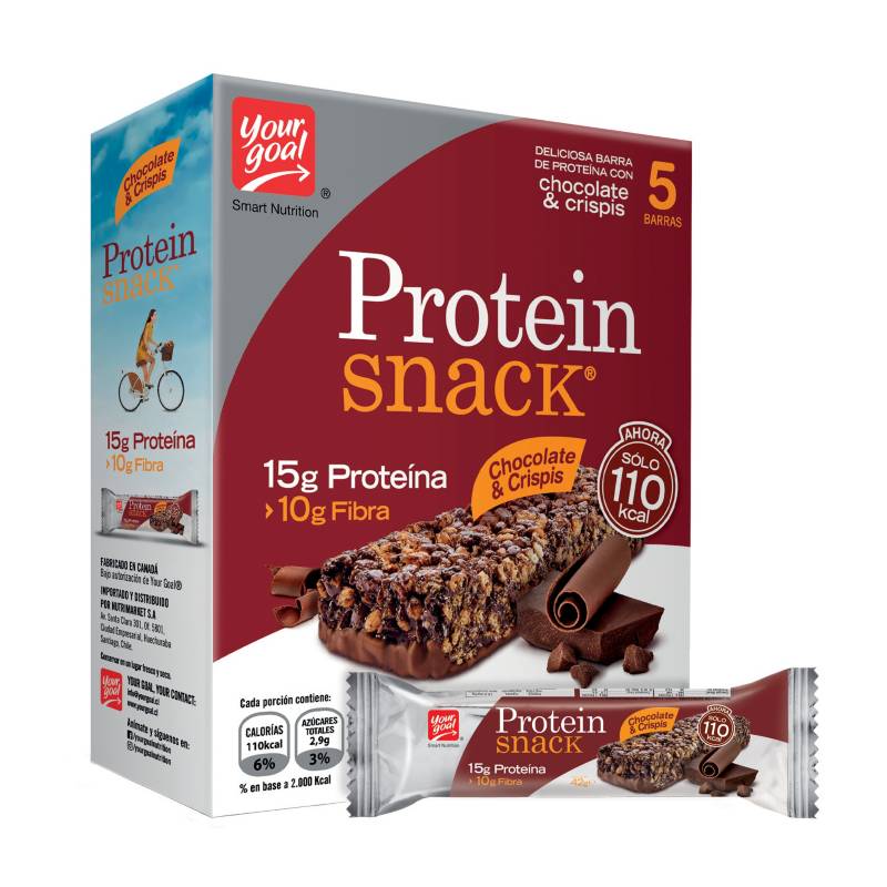 YOUR GOAL - Protein Snack Choco y Crispi x 5