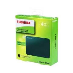 TOSHIBA - Disco Duro Toshiba Capacidad 4TB Canvio Basics - Negro