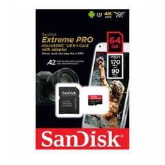 SANDISK - Memoria Micro SD SanDisk Extreme Pro 64GB UHS-I 170Mb/s A2