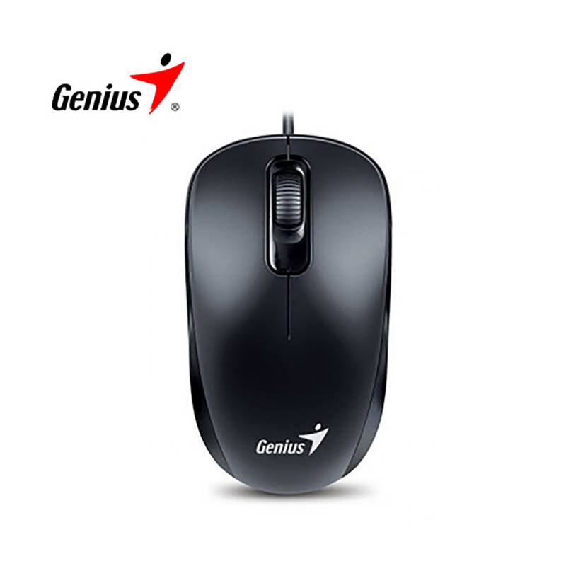 GENIUS - Mouse Óptico Genius Dx-110  Negro