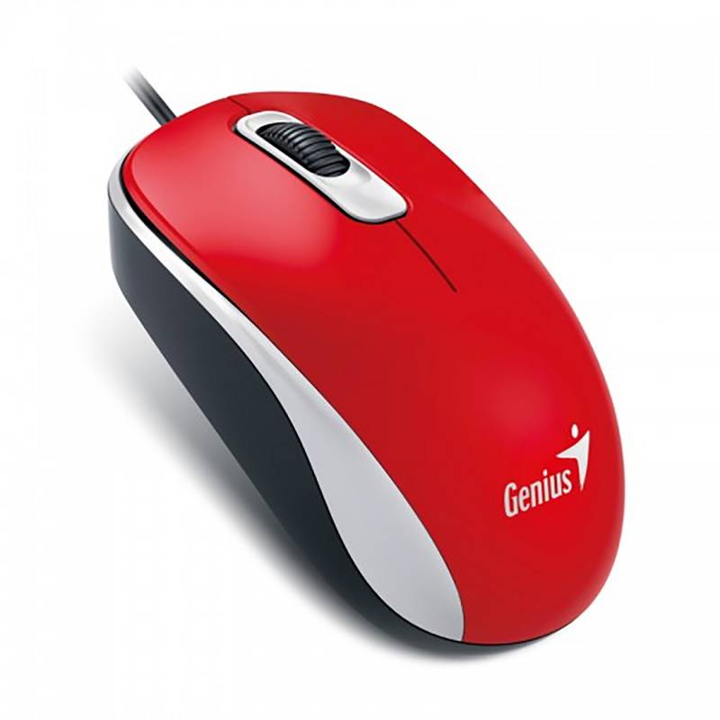 GENIUS - Mouse Óptico Genius Dx-110  Rojo