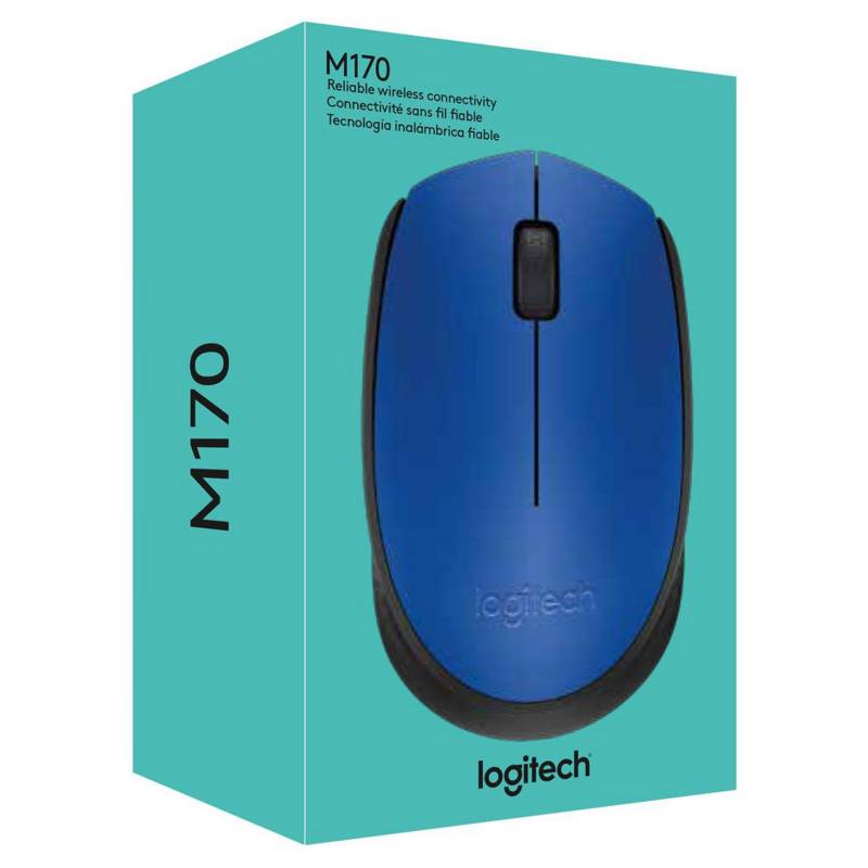 LOGITECH - Mouse Logitech Inalambrico M170 Azul