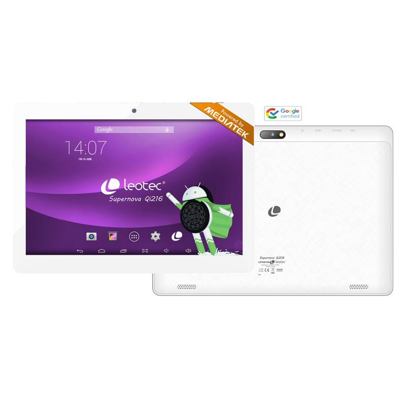 LEOTEC - Tablet 10.1" Google Certified QuadCore 2GB 16GB Leotec Supernova Qi216
