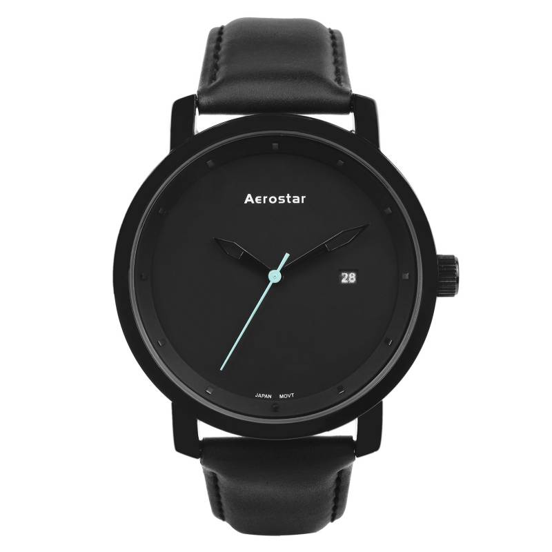 AEROSTAR - Reloj Hombre Análogo De Cuero 2151001