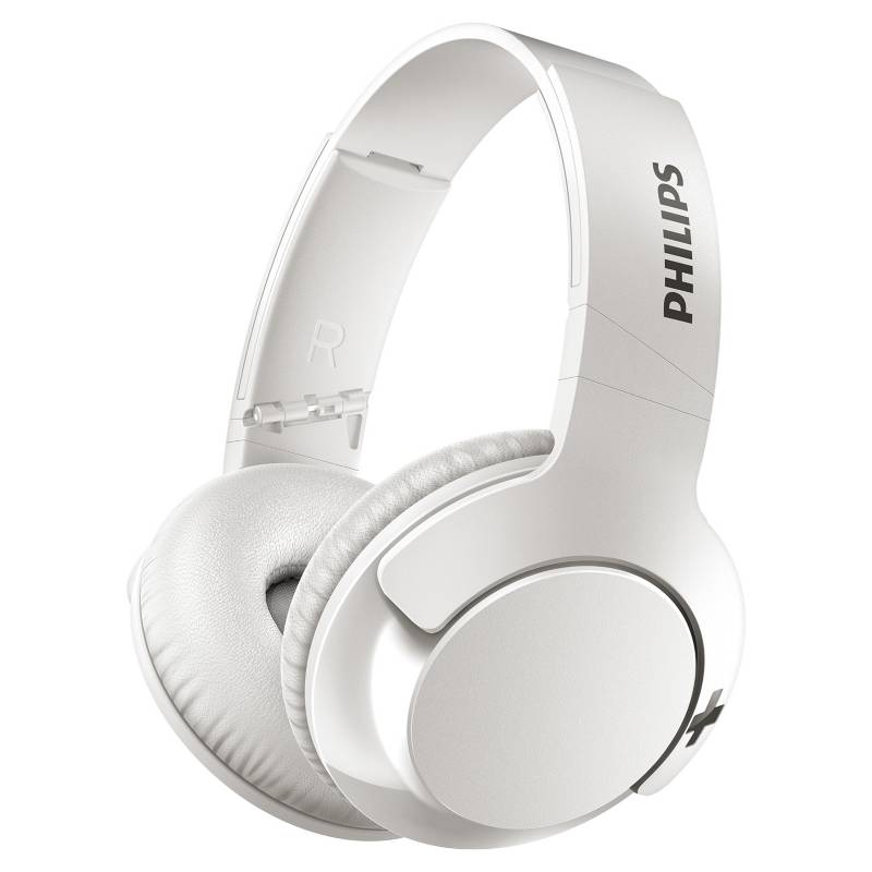 PHILIPS - Audifonos Bluetooth con Microfono Bass+ SHB3175WT Blanco