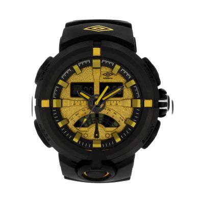 Reloj Umbro Accuro Pro Duotono Negro/Amarillo