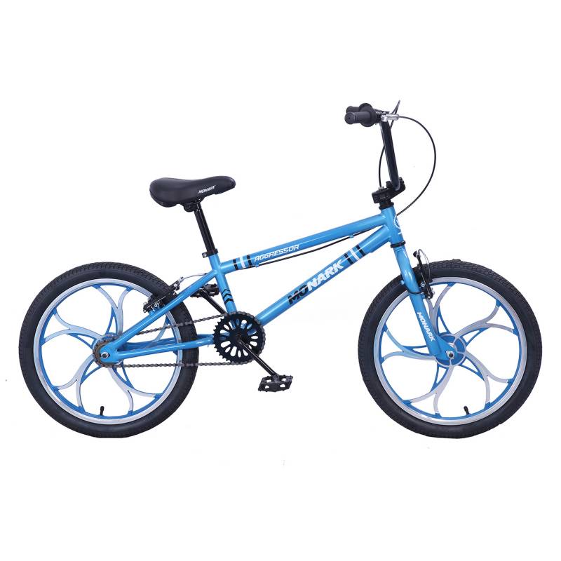MONARK - Bicicleta Monark Aggresor Aro 20" Azul