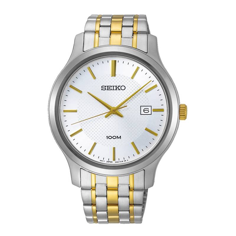 SEIKO - Reloj Seiko Neo Classic-Acero Inoxidable Duotono