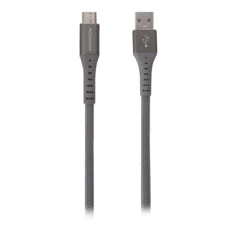 ROMAX - Romax Cable de Carga MicroUSB Grey Qc