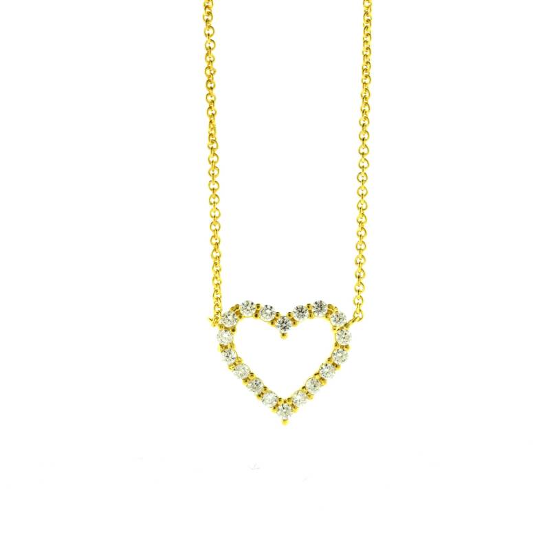 MAISHA - Collar Three Hearts Bañado en Oro Fino