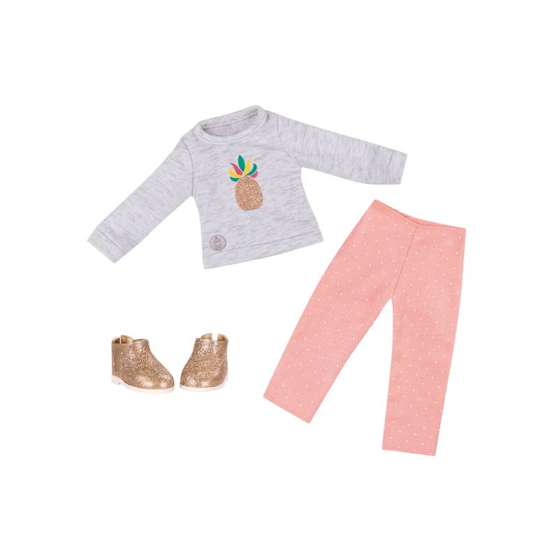 Outfit Chaleco Gris GLITTER GIRLS 