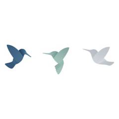 UMBRA - Decoracion de Pared Hummingbird - Asst