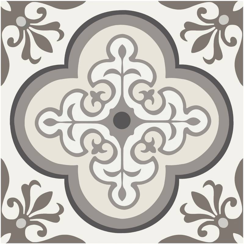 CON-TACT - Set x6 Laminas Decorativos Para Piso/Pared Neutral Traditional  