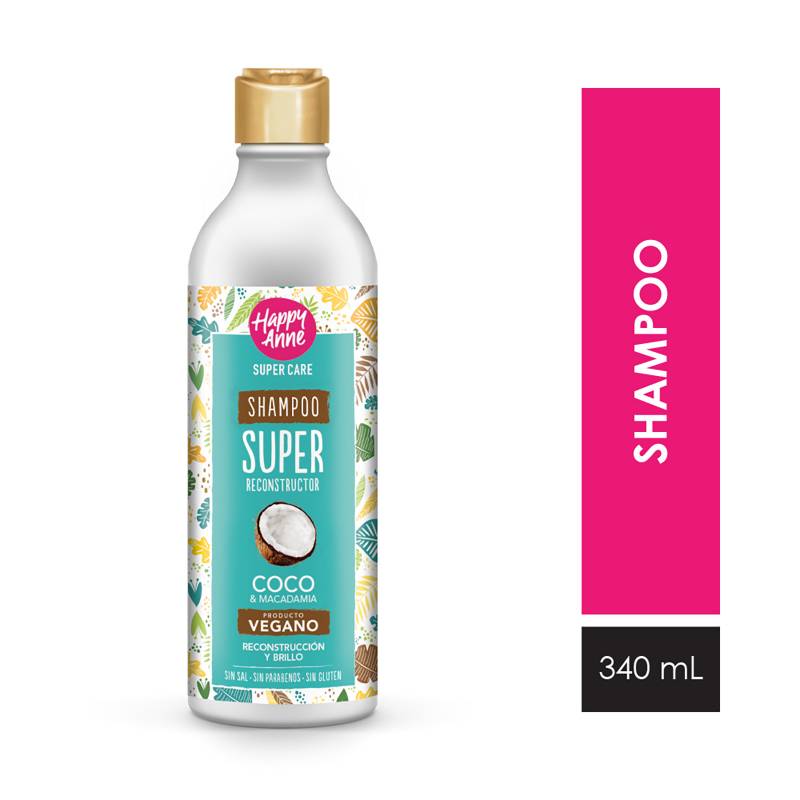 HAPPY ANNE - Shampoo Coco 340 ml