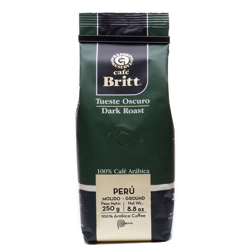 BRITT - Café Molido Tostado Oscuro 250 Gr
