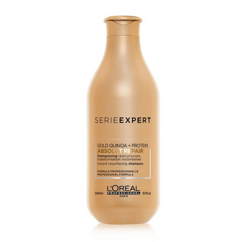 LOREAL PROFESSIONNEL - Shampoo Absolut Repair Gold para cabello dañado 300ML