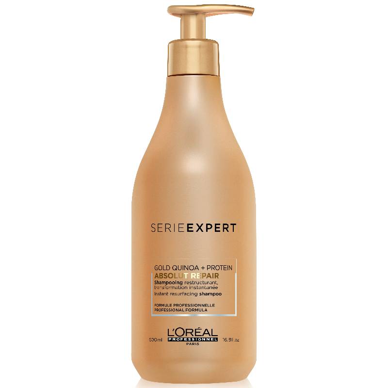 LOREAL PROFESSIONNEL - Shampoo Absolut Repair Gold para cabello dañado