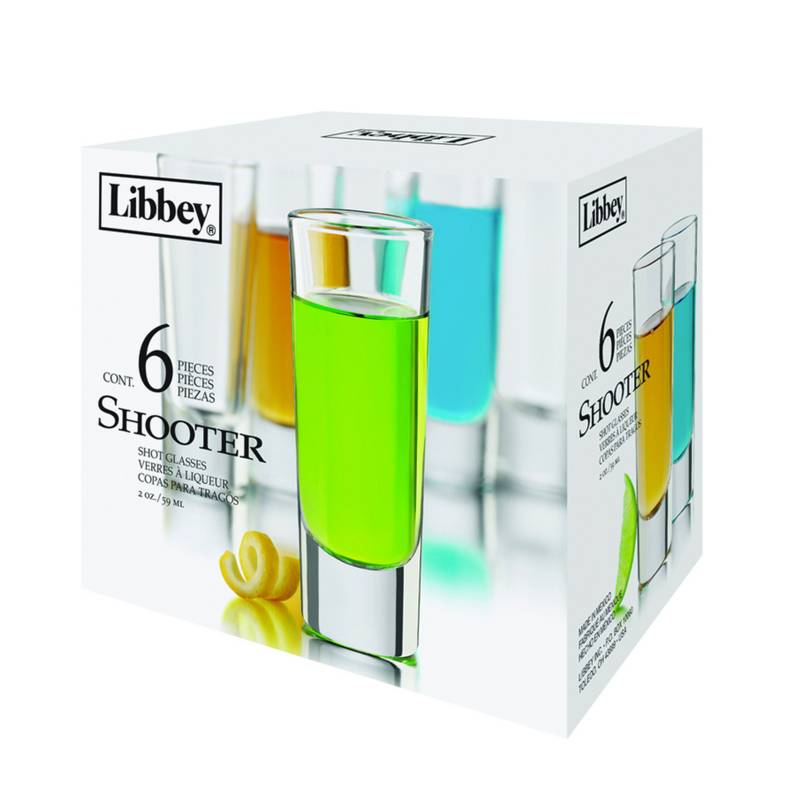 LIBBEY - Set x6 Vasos Tequila 59 ml.