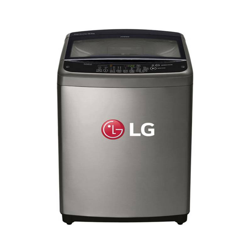 LG - Lavadora LG Carga superior Smart Inverter con TurboDrum WT13VSB 13 Kg Plateada