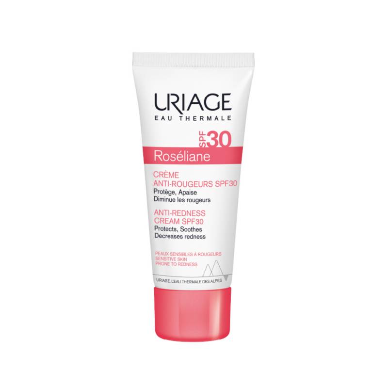 URIAGE - Uriage Roséliane Crema Antirojeces SPF30+ 40ml - Cuidado Calmante y protección para pieles sensibles con rojeces