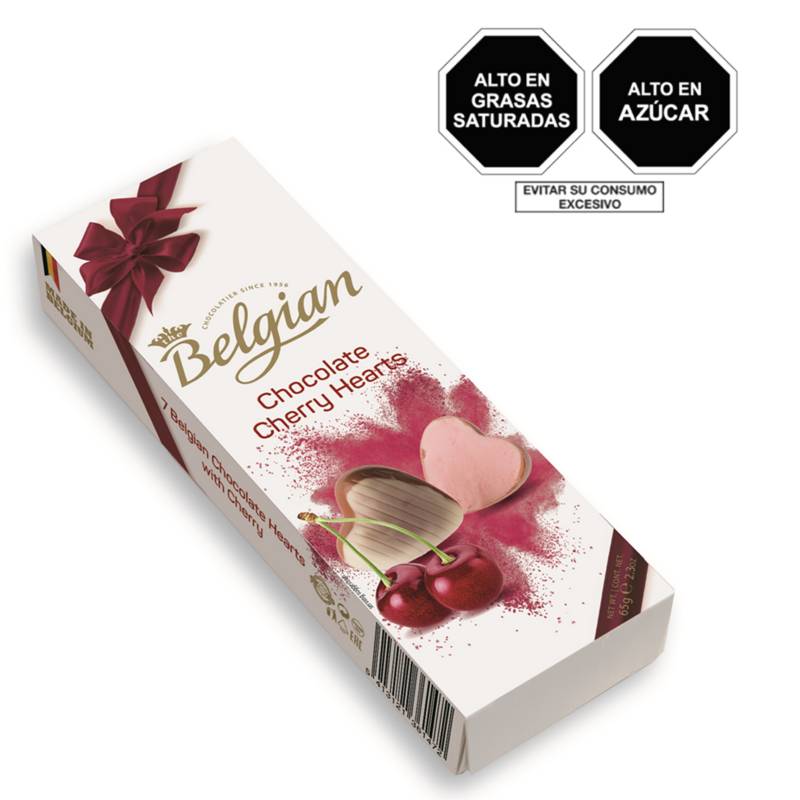 BELGIAN - Belgian Chocolate Cherry Hearts