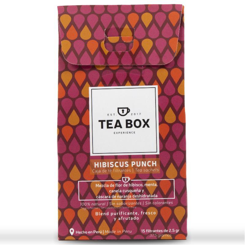 TEA BOX EXPERIENCE - Caja Hibiscus Punch Té filtrante