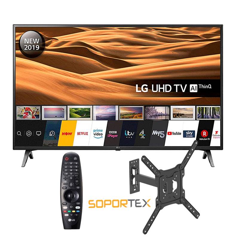 LG - Televisor LED Smart TV 4K Ultra HD 43" 43UM7100MR + Magic + Rack LPA50-41