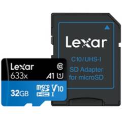 LEXAR - Tarjeta memoria SDMI-32GB  633X(95Mbs)