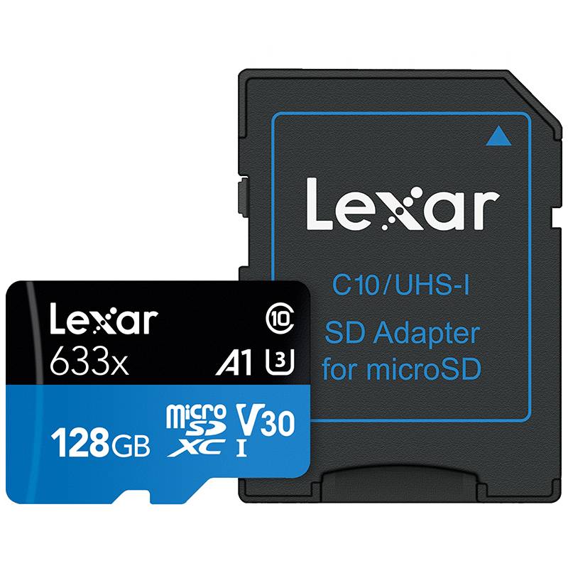 LEXAR - Tarjeta memoria SDMI-128GB  633X(95Mbs)