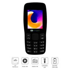 SMOOTH - Teléfono Movil Smooth Uno 3g Dual Sim Bluetooth Negro