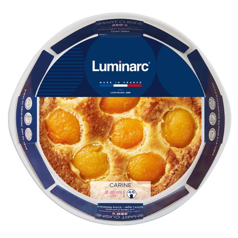 LUMINARC - Fuente Redonda para Horno 28cm Smart Cuisine