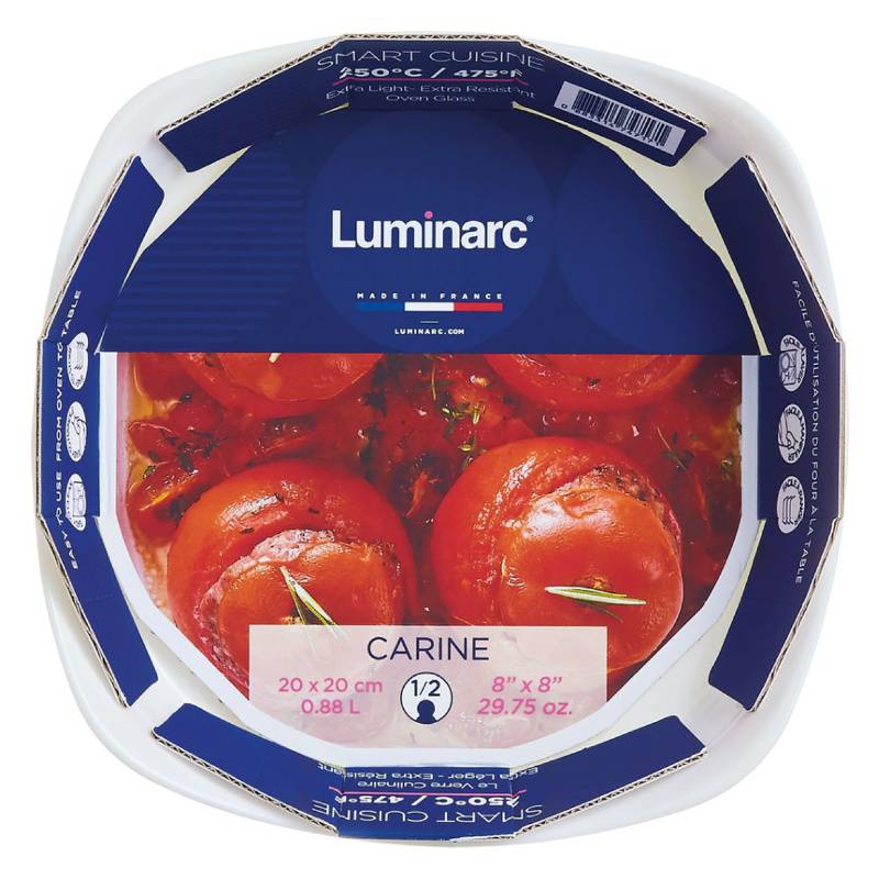 LUMINARC - Fuente Cuadrada para Horno 20x20cm Smart Cuisine