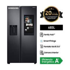 SAMSUNG - Refrigeradora SBS 685L FAMILY HUB RS27T5561B1/PE