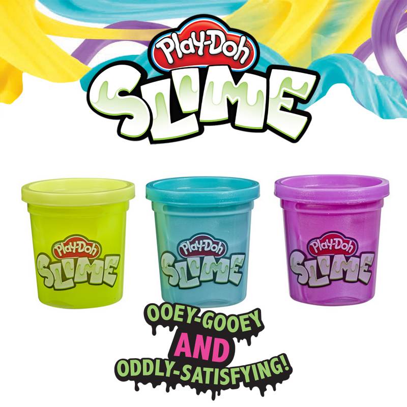 PLAY DOH - Trío de Latas Slime Play Doh