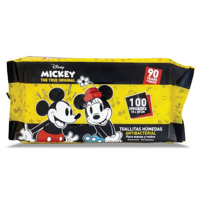 MALCREADO16002 - Toallitas Húmedas Mickey x 100 Unidades