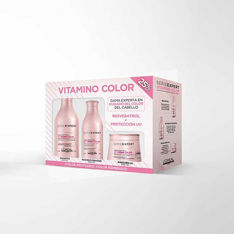 LOREAL PROFESSIONNEL - Pack Vitamino Color para cabello con color
