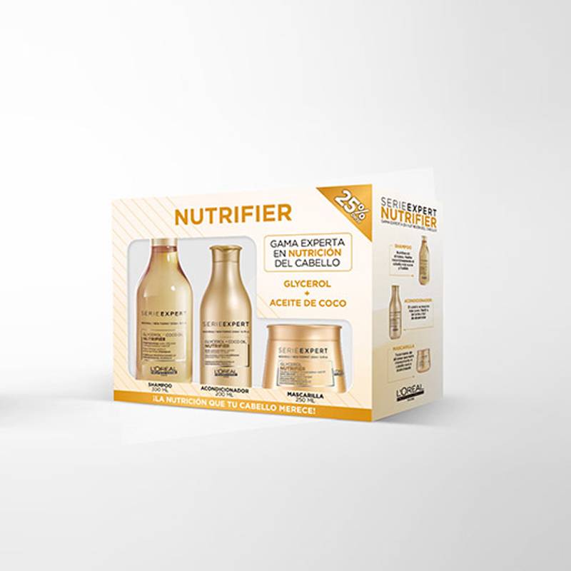 LOREAL PROFESSIONNEL - Pack Nutrifier para cabello seco