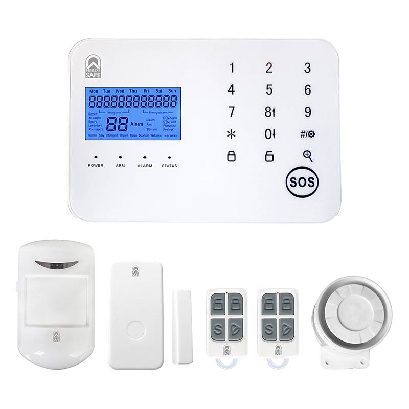 HOUSE SAFE - Kit Alarma C/ Sens+Contrem+Sir