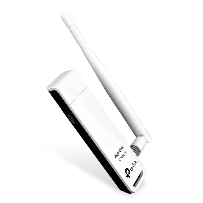 TP LINK - Adaptador USB Inalámbrico de Alta Ganancia 150Mbps