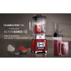 Licuadora Oster® ActiveSense con Blend&Go BLSTTDG Roja