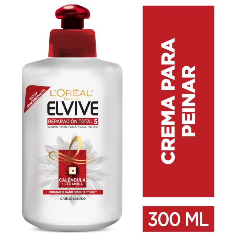 ELVIVE - Crema para Peinar RT5 Cabello Dañado 300 ml 