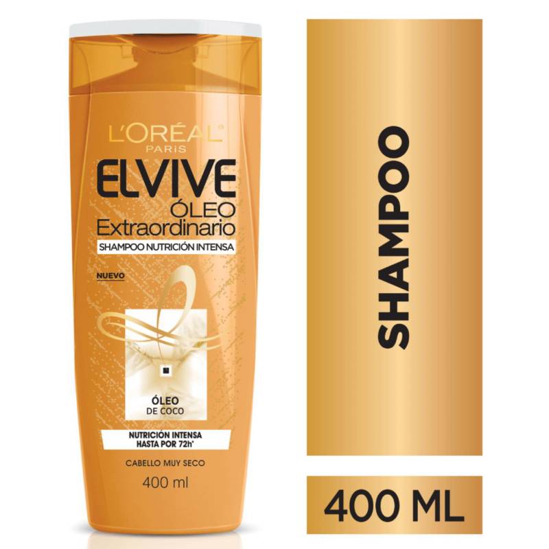 ELVIVE - Shampoo Óleo Coco Cabello Muy Seco 400 ml 