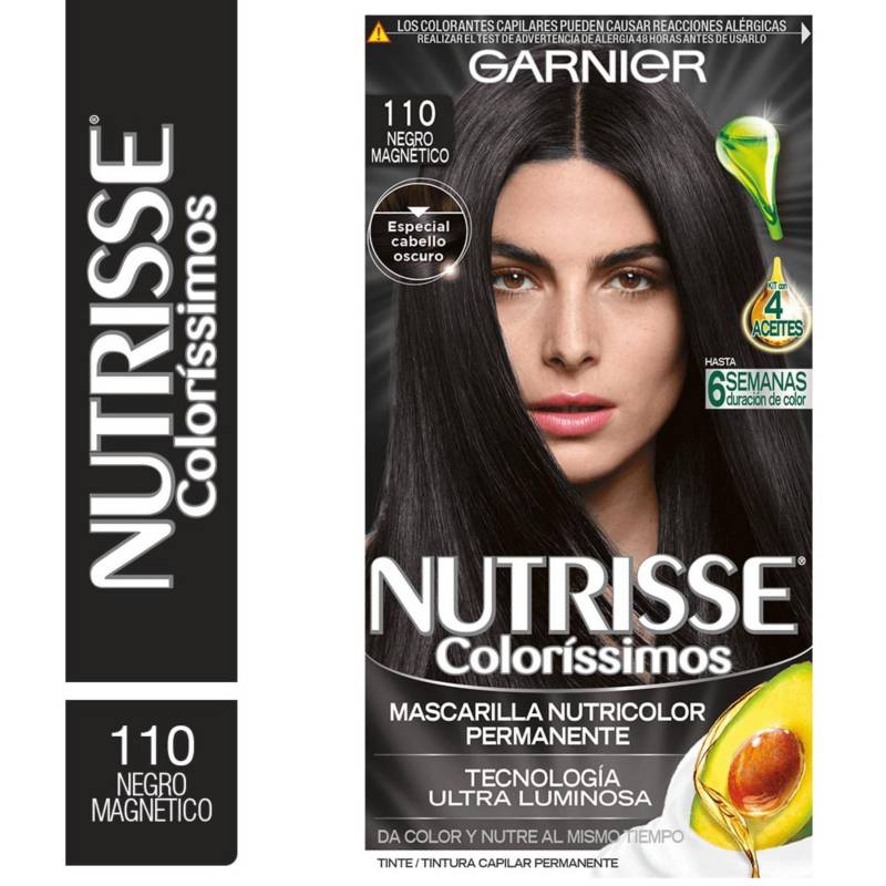 NUTRISSE - Tinte para Cabello Colorissimo 110 Negro Magnético 157 ml 